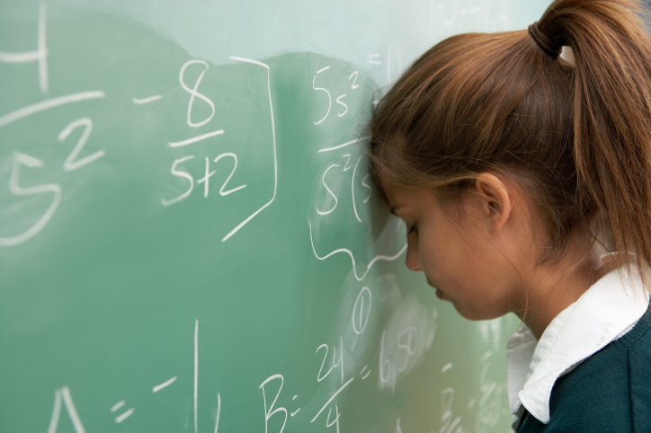 Student struggling with math Student struggling with math