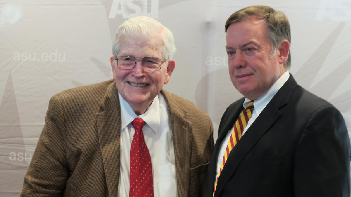 Ira Fulton and Michael Crow  