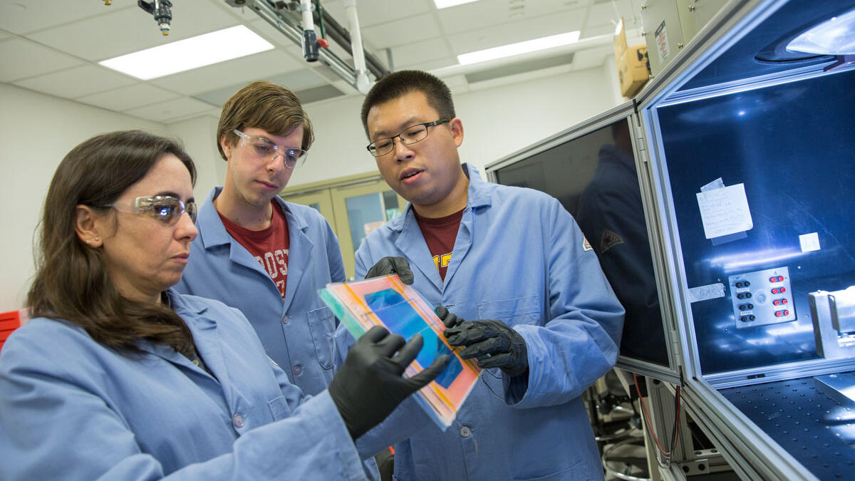 ASU Assistant Professor Mariana Bertoni and students